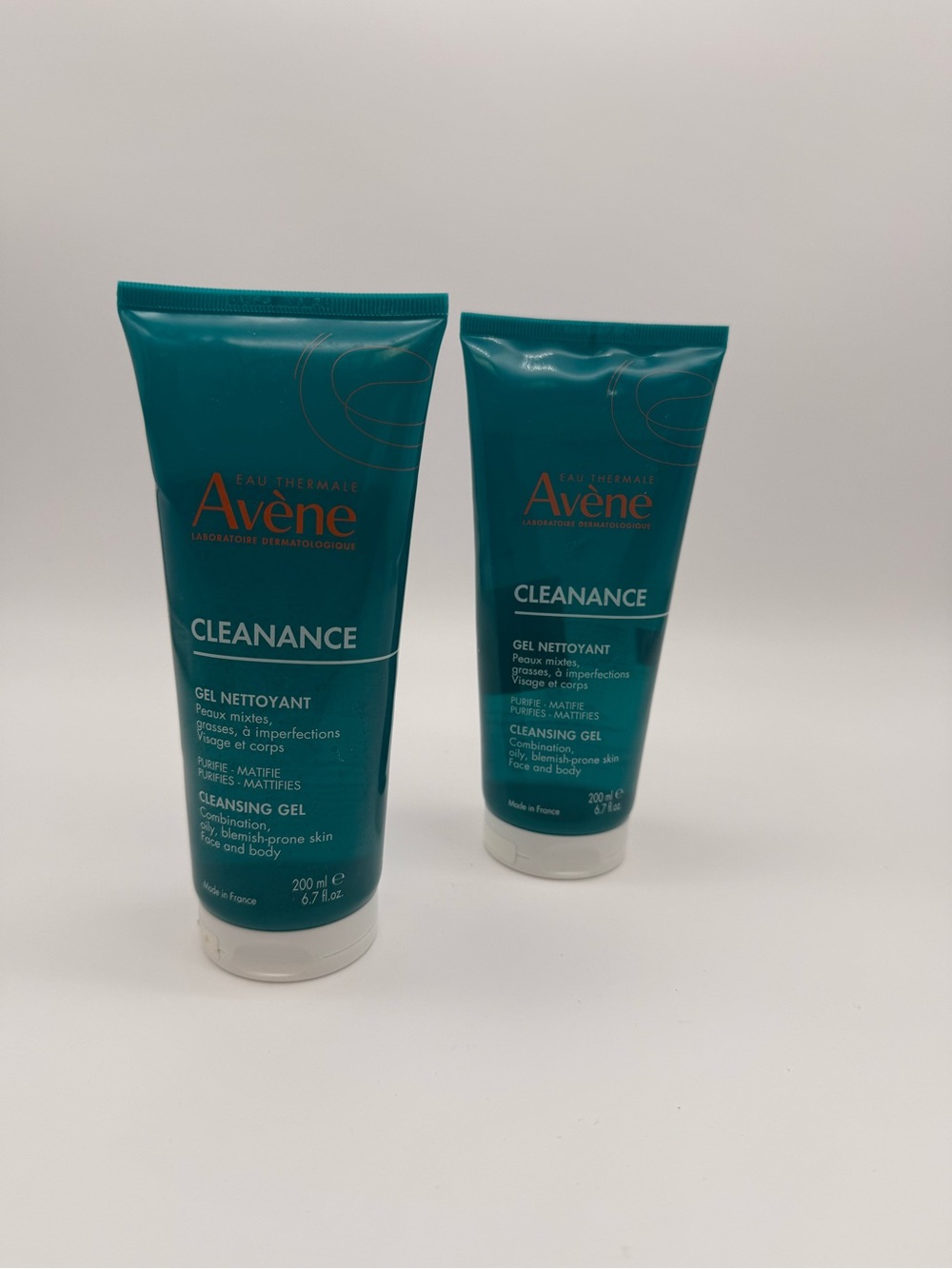 2x1 Avène Cleanance Cleansing Gel – Teal Daily Cleanser for Combination Skin